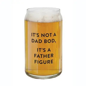 Beer Can Dad Glass