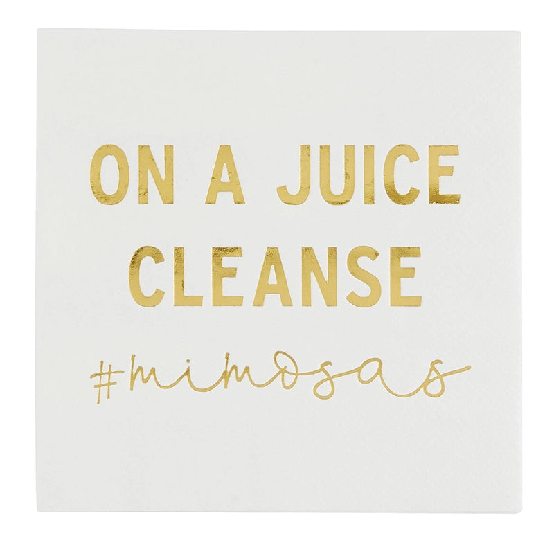 Juice Cleanse Mimosa Napkins