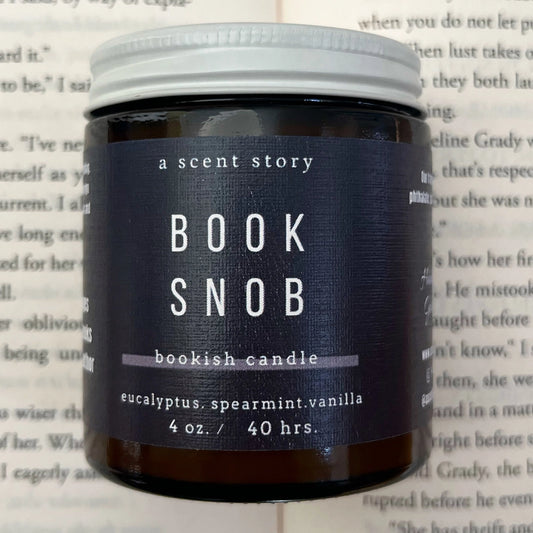 Book Snob Candle